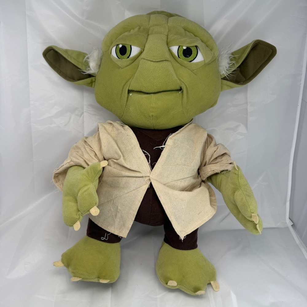 Star Wars Yoda Plush 18 inch Gemmy‎ Industries Jedi Master Figure 2015 YZE001